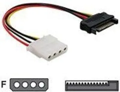 Immagine prodotto di Delock 60115 DELOCK Stromkabel SATA 15Pin -> Molex 4Pin St/Bu