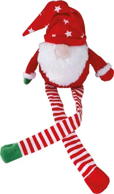 Produktbild von Nobby Hundespielzeug Xmas Weihnachtswichtel rot/weiß