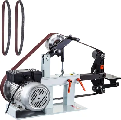 Produktbild von Bandschleifmaschine 5,08 x 208,28 cm Band-Scheibenschleifer Combo Band Tellerschleifer 2800 U/min Band- und Scheibenschleifmaschine Ph 427 X 30,5 cm