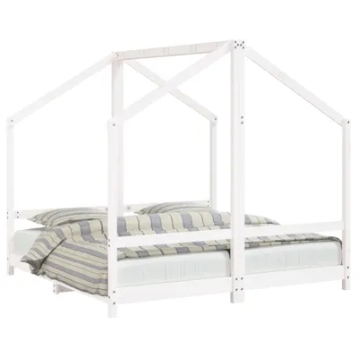 Obrázek produktu pro vidaXL Dětská postýlka bílá 2x(80x160) cm Masivní borovicové dřevo