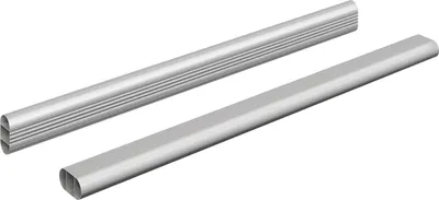 Obrázek produktu pro Tyč Skříně 2 pcs Stříbrná 464 x 15 x 29 mm Hliníková slitina