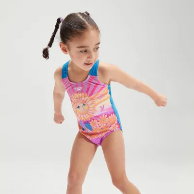 Image de Maillot de bain pour fille SPEEDO, modèle 8-0797015834, rose, taille 2 ans
