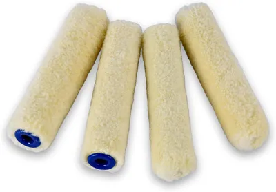 Obrázek produktu pro Sada válečků z nylonu, bez vláken, 10 cm, 4 kusy, pro malování stěn