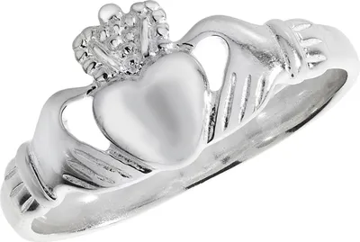 Produktbild von 925 Sterling Silber Damen - Claddagh Ring, 55 (17.5); TRS13946RSO