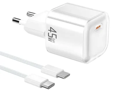 Produktbild von YISH 45W Ladegerät USB C Schnellladegerät:GAN PD 3.0 Stecker USB Type C Netzteil