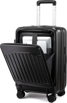 Imagen del producto de Equipaje de mano, maleta ligera, maleta de viaje, maleta con ruedas, 55 cm, 45 litros