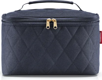 Image de reisenthel trousse de maquillage Rhombus Cosmetic Case Midnight / Gold bleu marine