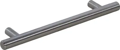 Produktbild von Möbelgriff VA ma 96mm D.10mm verp.im Polybeutel m.Schrauben BMB
