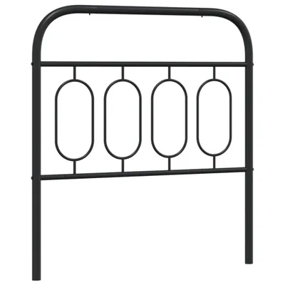 Produktbild von Kopfteil Metall Schwarz 80 cm