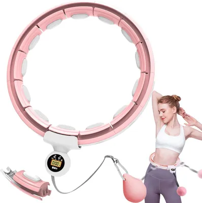 Produktbild von Hula-Hoop-Reifen Intelligenter Hula-Hoop-Reifen,mit 16 Segments,Automatische Zählung (set), 69-110cm,Wird nicht fallen,Einstellbar und tragbar