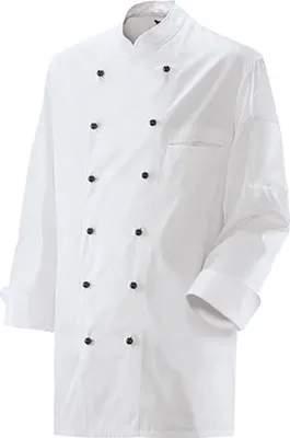 Produktbild von Kochjacke, weiß, Größe 42 : 100% Baumwolle 230 g/m² : weiß : 42