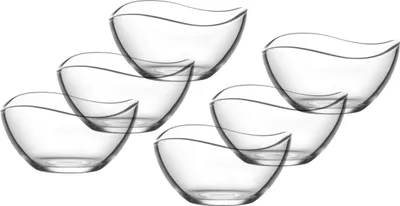 Produktbild von LAV 6-TLG. Glasschalen Vira 310ml Schalen Dessertschale Vorspeise Glas Gläser