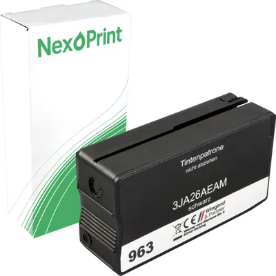 Produktbild von Druckerpatrone kompatibel zu HP 3JA26AE 963 schwarz OfficeJet Pro 9018 9016 9015 e 9015 9014 e