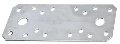 Zdjęcie produktu dla Alberts 855703 Łączniki płaskie, stal nierdzewna, 133 x 55 x 2,0 mm, zestaw 50 sztuk