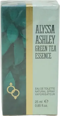 Produktbild von Alyssa Ashley Green Tea, Unisex, 25 ml, Bergamotte, Lavendel, Zitrone, Melone, Muskatnuss, Freesie, Jasmin, Rose, Violett, Grüner Tee, Iris, Spray