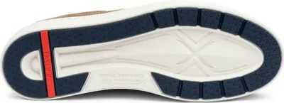 The underside of a sneaker.
