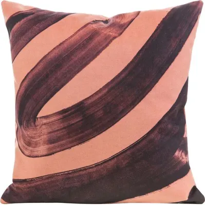 Produktbild von Dekorativer Kissenbezug Sofakissen VAS rosa schwarz 45x45