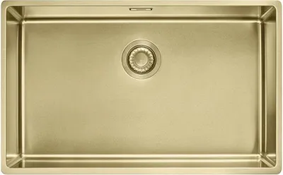Zdjęcie produktu dla Franke Mythos Masterpiece BXM 210/110-68, Montaż zlewu od dołu, Prostokątny, Stal nierdzewna, Złoto, 1 mis(y), Prostokątny