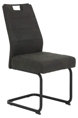 Schaukel-Esszimmerstuhl, Metall, anthrazit, 1 Stück
