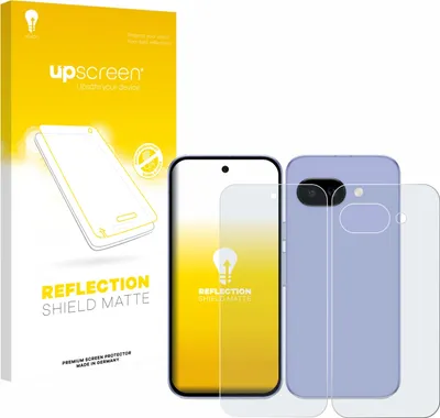 Produktbild von upscreen Schutzfolie für Google Pixel 9a (Display+Rückseite) Displayschutz Displayschutzfolie Folie Matt Entspiegelungsfolie