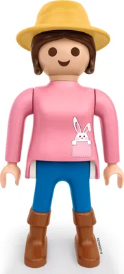 Immagine prodotto di PLAYMOBIL LECHUZA Mega Figura Giardiniere Edizione Pasqua Hannah (circa 63 cm) | 19065