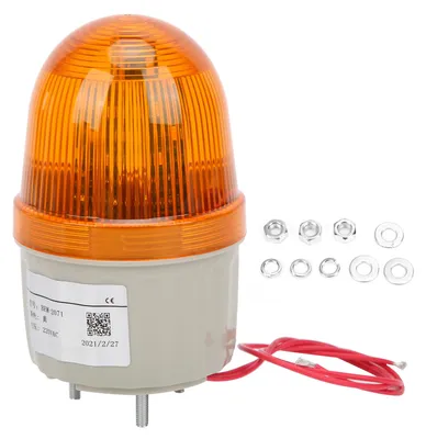 Obrázek produktu pro Výstražné světlo BERM BEM-2071 LED rotující blikající indikátor pro monitorování střídavého proudu 220 V