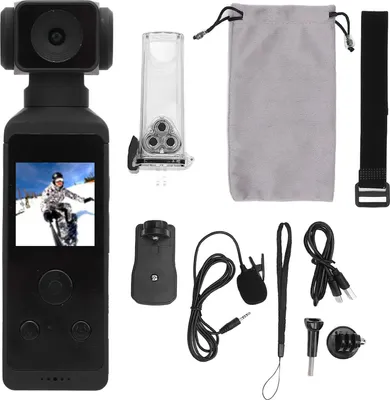 Produktbild von Sportkamera 5K 30fps HD Vlog Video Dreharbeiten Action Cam 270 Grad Rotatable 1,33in Bildschirm WiFi Control Outdoor Riding