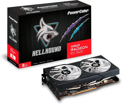 Obrázok produktu pre Powercolor Radeon RX7600 Hellhound 8GB GDDR6 HDMI 3xDP
