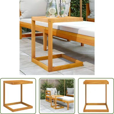 Produktbild von The Living Store C-Tisch 42x40x50 cm Massivholz Akazie