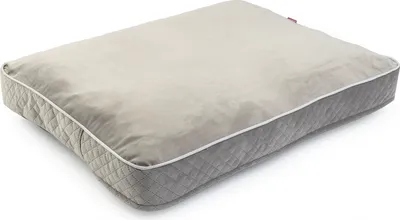 Immagine prodotto di Exclusiv Lettino per cani con memory foam Lavabile Lettino per cani in pelle scamosciata Large L: 60 x 80 cm Colore: grigio (velluto)