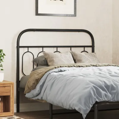 Produktbild von Design Kopfteil Metall Schwarz 100 cm, Kopfteile 2024 Neu