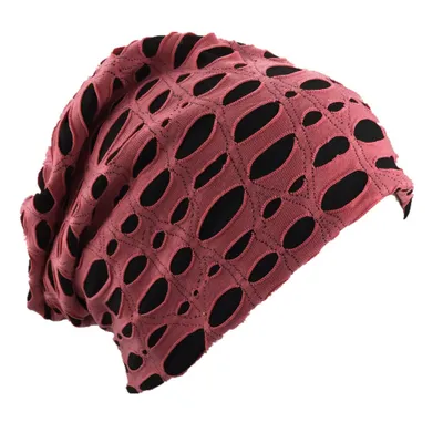 Produktbild von Beanie Muetze Destroyed Vintage Orientrot