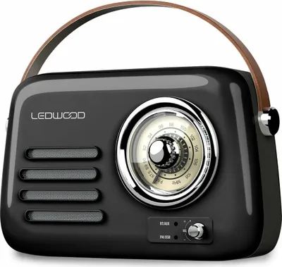 Obrázek produktu pro Tranzistorové rádio Ledwood ALMA BLK Schwarz 30 W