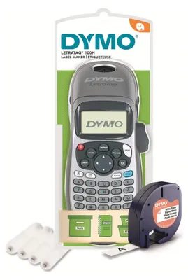 Produktbild von DYMO LetraTag LT-100H SILVER Handgerät 4xAA Batter. ABC-Tast
