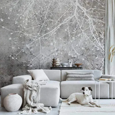 Produktbild von Selbstklebende Folie Fototapete - Clear Branching 441x315 cm Abstrakt b-C-0826-a-a