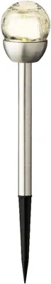 Produktbild von LED Solarleuchte Gartenstecker 24cm Edelstahl Warmweiß 6er Set