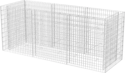Produktbild von vidaXL Gabionen-Hochbeet Stahl 270×90×100 cm