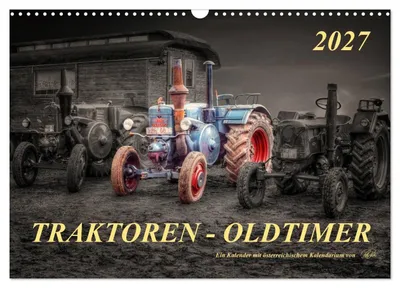 Produktbild von Traktoren - Oldtimer (Wandkalender 2027 DIN A3 quer), CALVENDO Monatskalender