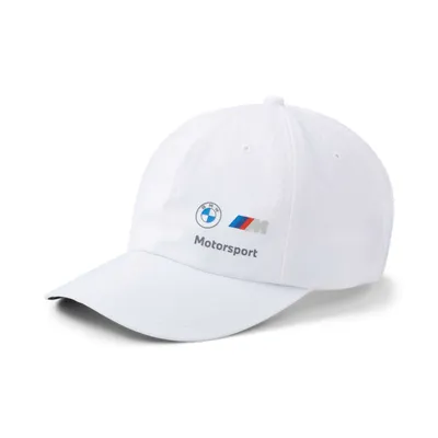 Produktbild von PUMA Herren Cap - BMW Motorsport Heritage Cap, Polyamid, Logo, einfarbig, One Size Weiß