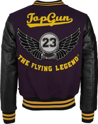 Produktbild von Top Gun College Jacke TGJ2137 purple L