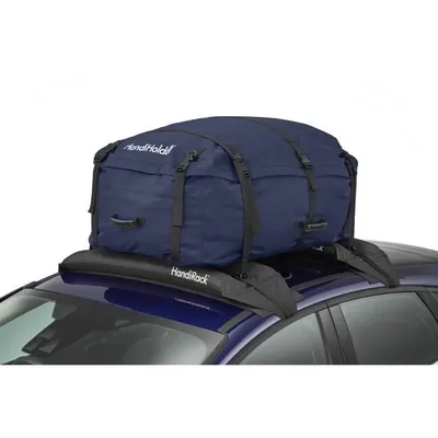 Produktbild von HANDIWORLD HandiHoldall Kapazität 330 Liter - Weiche Dachbox - Faltbar - Wetterbeständig - Blau
