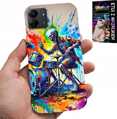 Obrázok produktu pre Puzdro pre Xiaomi Redmi 13C 4G - Rock Drum Skull Cover