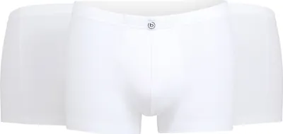 Produktbild von bugatti Herren Shorts, 3er Pack - FLEXCITY, Boxer Briefs, Pants, Stretch Baumwolle Weiß M