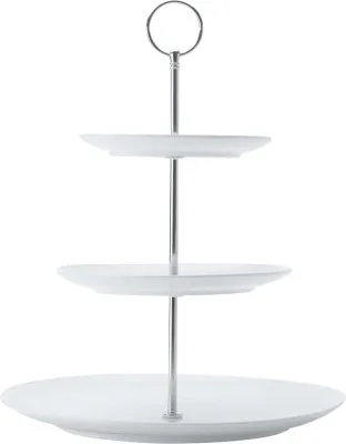 Produktbild von Maxwell & Williams Etagere 3-stöckig Diamonds Round Weiß