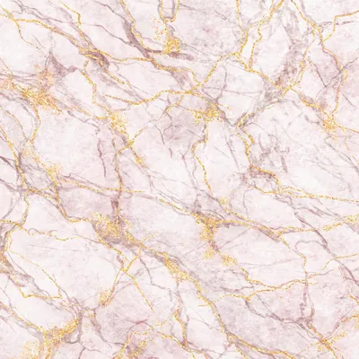 Produktbild von Rutschfeste Bodenaufkleber mit Schutzfolie – ROSA MARMORBODEN MIT GOLDSCHEIN – 1 Aufkleber, 50 x 50 cm
