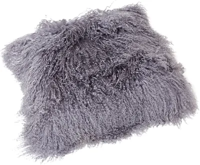 Produktbild von Tibetlamm Kissen Kissenbezug (ohne Inlet) JAY31 Grau 40x40cm