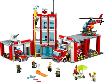 Produktbild von LEGO® City Große Feuerwehrstation 60110