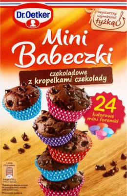 Obrázok produktu pre Mini čokoládové cupcakes s čokoládovými lupienkami 245 g