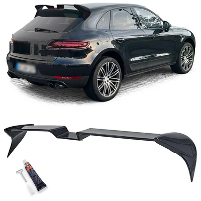 Produktbild von Dachspoiler Heckspoiler schwarz glänzend für Porsche Macan 2014-2018