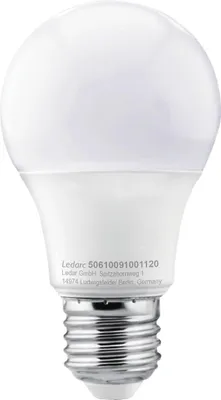 Produktbild von Ledarc LED-Lampe E27 matt A60 230V 9W 820lm 3000K warmweiss
